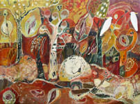 Painting by Sandipa: And Suddenly Everything Begins to Sing - Australian Landscape Art